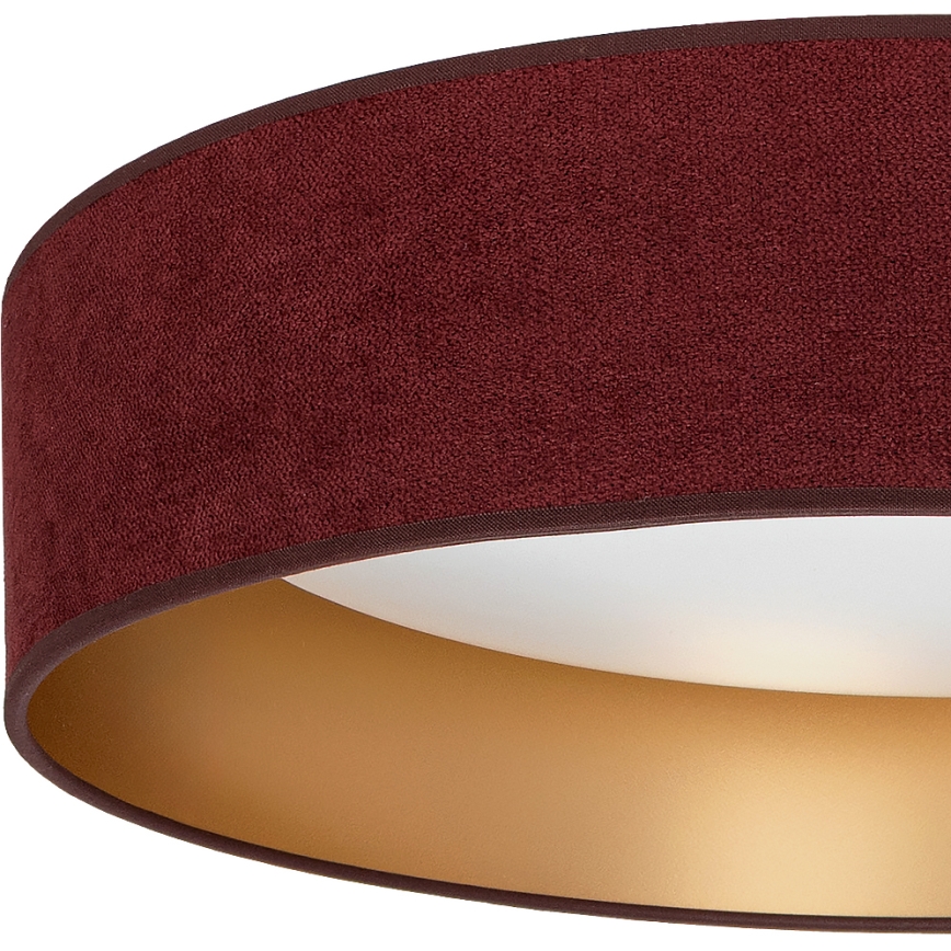 Brilagi - Plafonnier LED dimmable VELVET SMART VARI LED/36W/230V 3000-6500K Ø 55 cm bordeaux/doré + télécommande