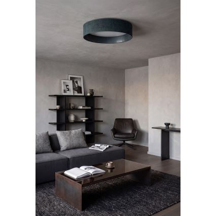 Brilagi - Plafonnier LED dimmable VELVET SMART VARI LED/36W/230V 3000-6500K Ø 55 cm vert + télécommande