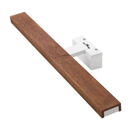 Brilagi - Éclairage LED 3-en-1 pour miroir de salle de bains WOODY MIRROR LED/12W/230V 60 cm IP44 blanc/chêne/cerisier