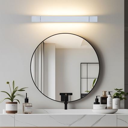 Brilagi - Éclairage LED pour miroir de salle de bains AQUA LINE LED / 12 W / 230 V / 45 cm / IP44 / chrome mat / IRC 90