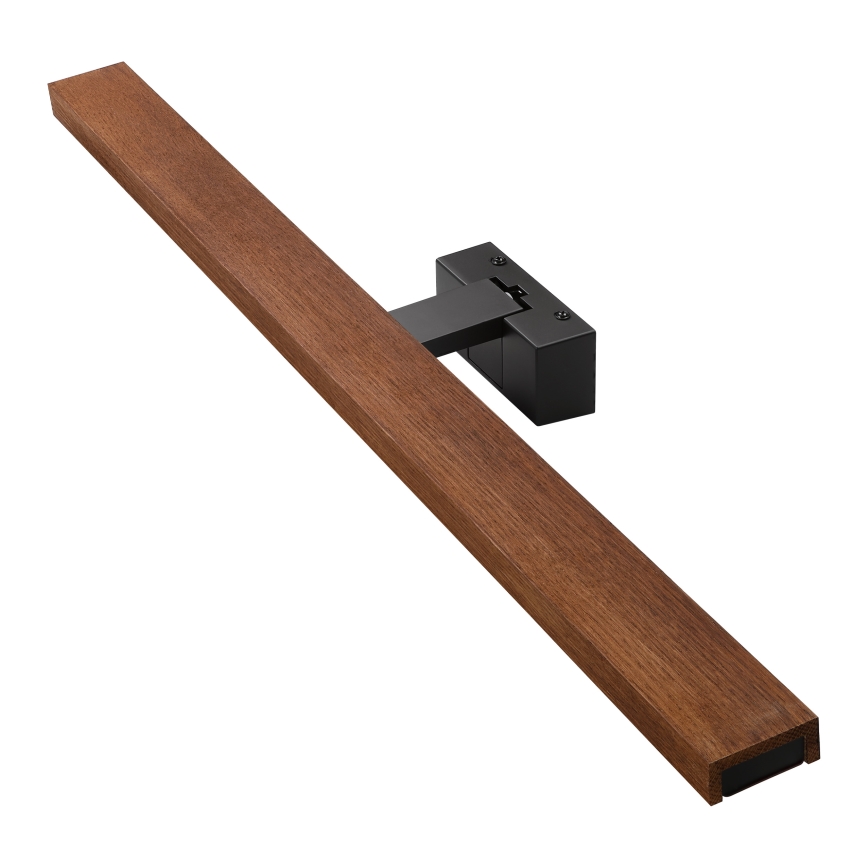 Brilagi - Éclairage LED pour miroir de salle de bains WOODY MIRROR 3 en 1 LED/15W/230V 80 cm IP44 noir/chêne cerisier