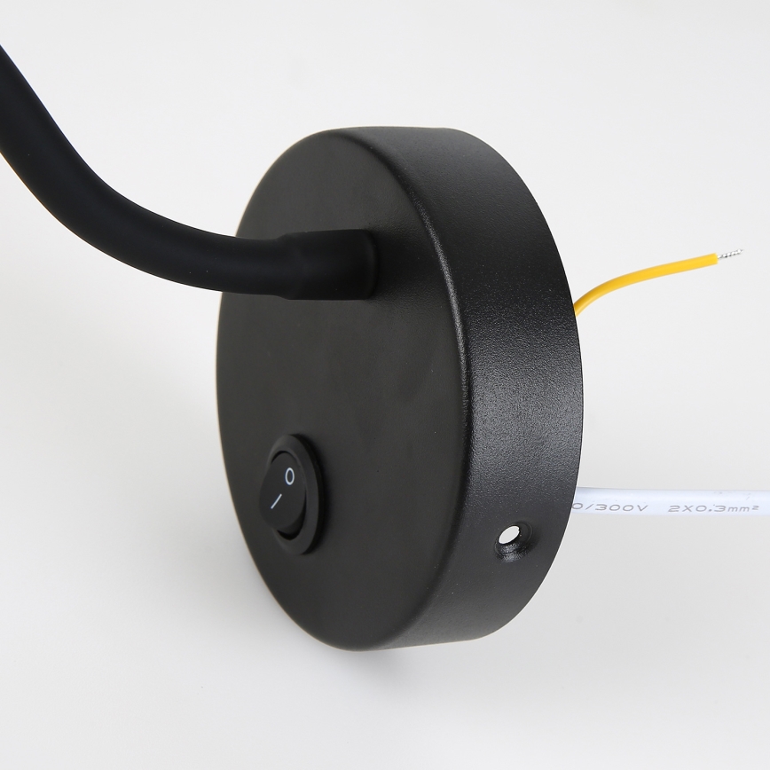 Brilagi - LED Flexibele wandlamp MAYA LED/3W/230V 4000K zwart