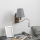 Brilagi - LED Flexibele wandlamp NUBILA 1xE27/25W/230V + LED/3W mat chroom/grijs