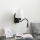 Brilagi - LED Flexibele wandlamp NUBILA 1xE27/25W/230V + LED/3W zwart/wit