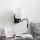 Brilagi - LED Flexibele wandlamp NUBILA 1xE27/25W/230V + LED/3W zwart/wit