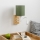 Brilagi - LED Flexibele wandlamp NUBILA WOOD 1xE27/25W/230V + LED/3W eiken/groen