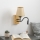 Brilagi - LED Flexibele wandlamp NUBILA WOOD 1xE27/25W/230V + LED/3W eiken/lichtbruin