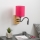 Brilagi - LED Flexibele wandlamp NUBILA WOOD 1xE27/25W/230V + LED/3W eiken/roze