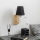 Brilagi - LED Flexibele wandlamp NUBILA WOOD 1xE27/25W/230V + LED/3W eiken/zwart