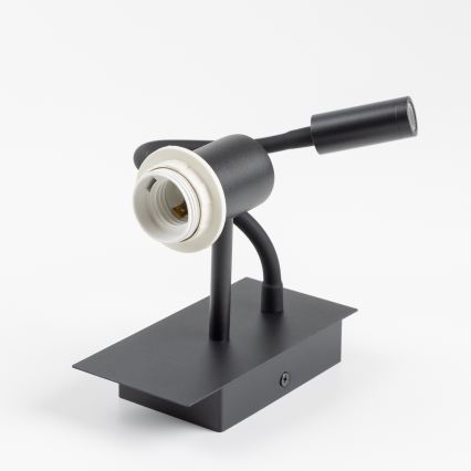 Brilagi - LED flexibele wandlamp voor kinderen BOBO 1xE27/25W/230V + LED/3W zwart/wit/konijntjes