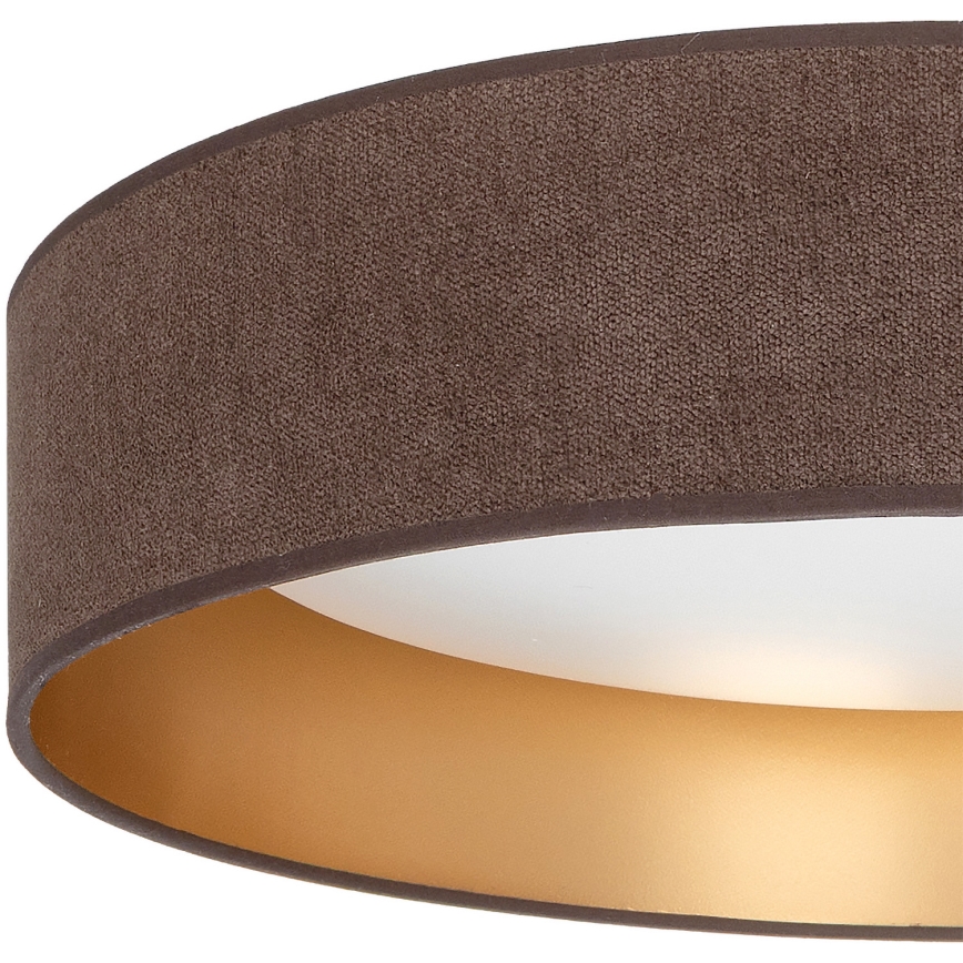 Brilagi - Plafonnier LED dimmable VELVET SMARTIX STARS LED/36W/230V 3000-6000K Ø 55 cm marron/doré Wi-Fi Tuya Beacon + télécommande