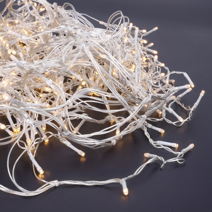 BRILAGI - LED guirlande de Noël pour extérieur 360xLED/8 fonctions 14m IP44 blanc chaud effet stalactites
