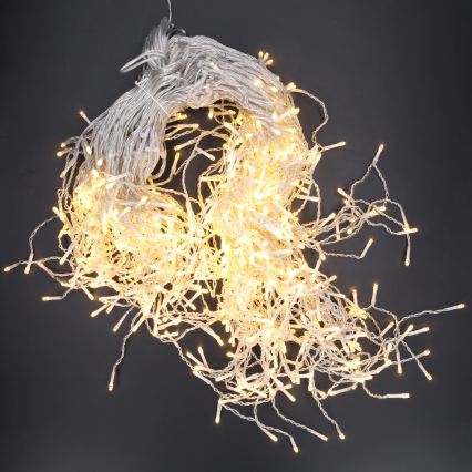 BRILAGI - Guirlande lumineuse LED de Noël extérieure 720 LED/8 fonctions 24m IP44 blanc chaud effet stalactites