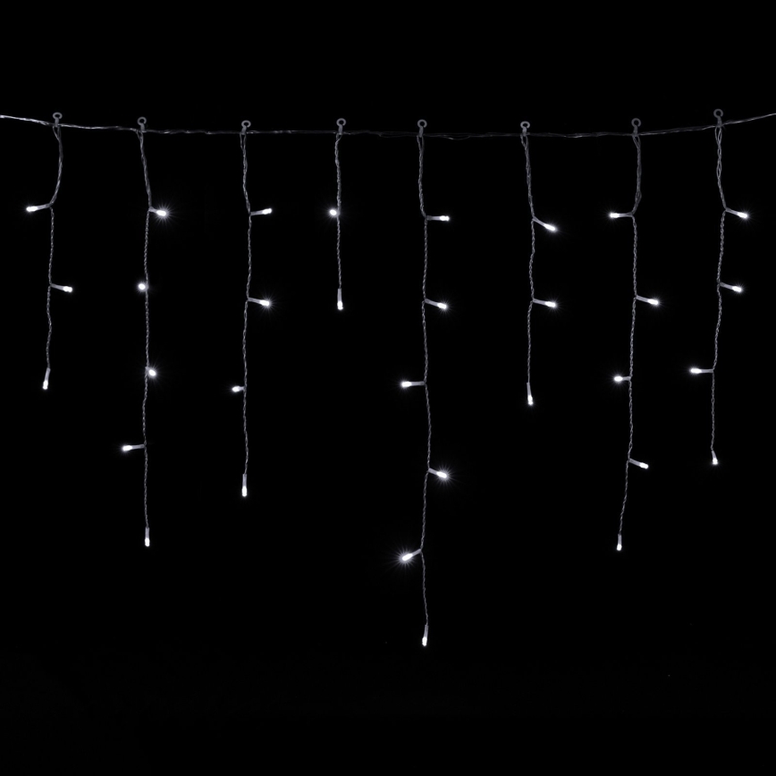 BRILAGI - Guirlande LED de Noël pour l'extérieur 1500 LED / 12 W / 8 fonctions 78 x 0,6 m IP44 blanc froid