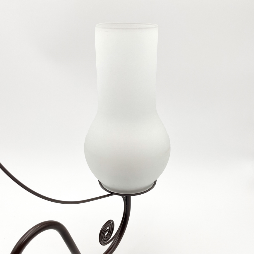 Brilagi - LED Hanglamp aan een ketting COTTAGE 3xE14/40W/230V bruin/wit