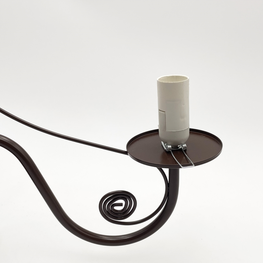 Brilagi - LED Hanglamp aan een ketting COTTAGE 3xE14/40W/230V bruin/wit