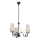 Brilagi - LED Hanglamp aan een ketting COTTAGE 3xE14/40W/230V zwart/bruin
