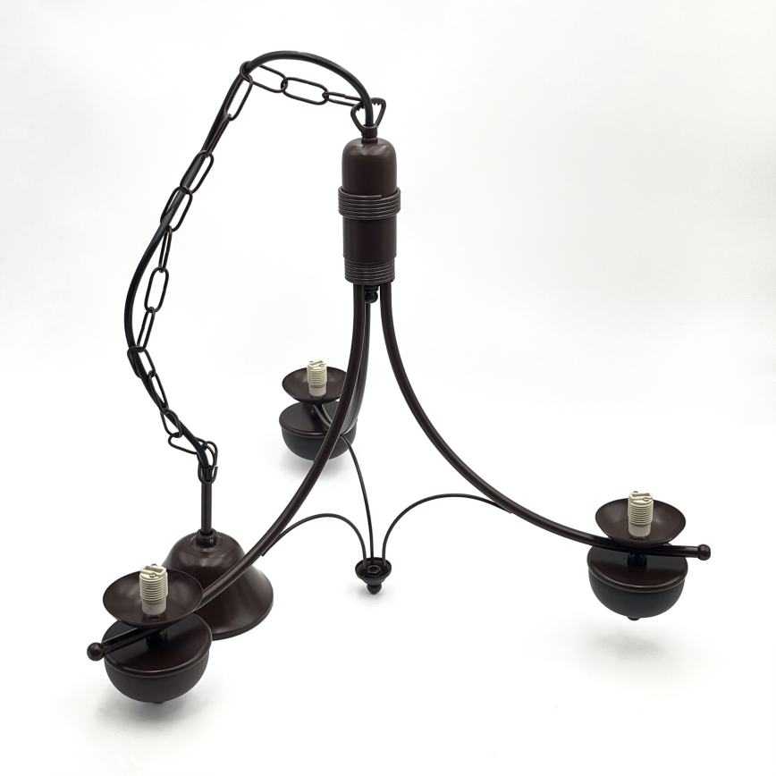 Brilagi - LED Hanglamp aan een ketting COTTAGE 3xG9/40W/230V eiken/wit