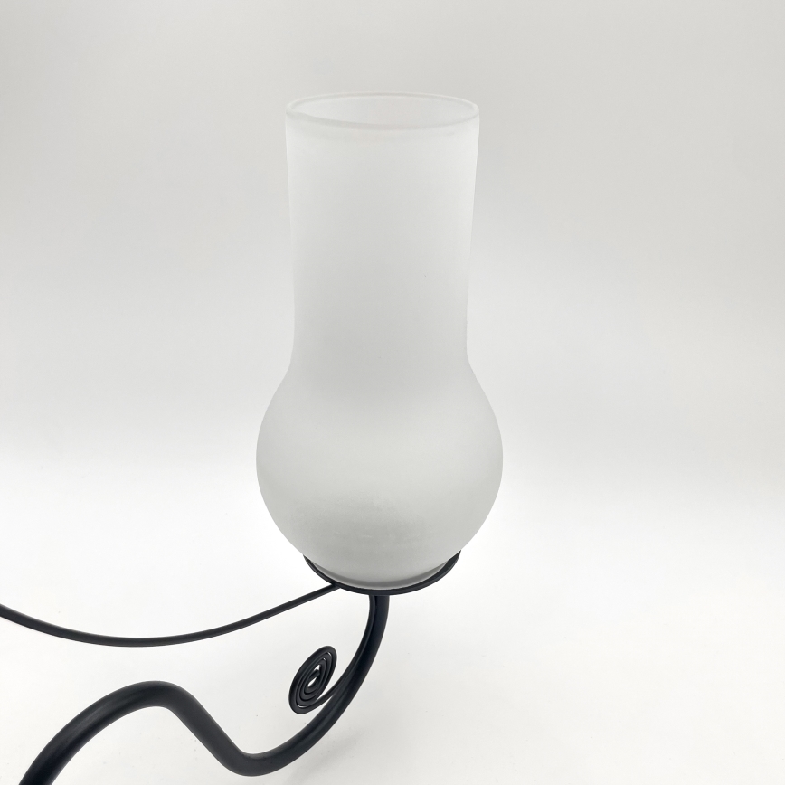 Brilagi - LED Hanglamp aan een ketting COTTAGE 5xE14/40W/230V zwart/wit