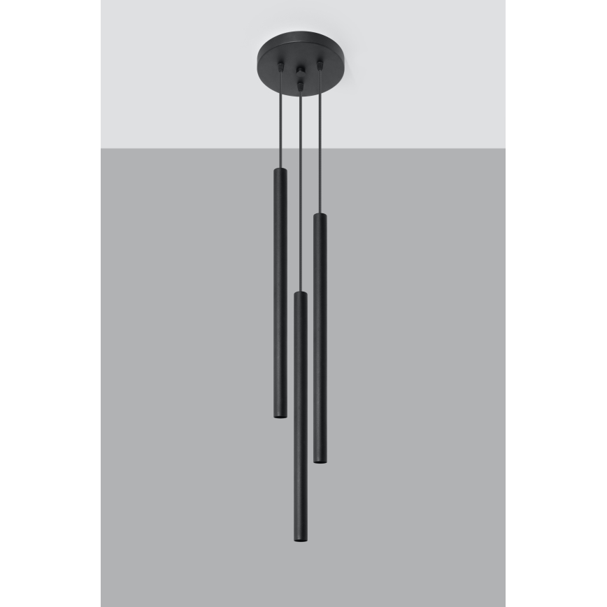 Brilagi -  LED Hanglamp aan een koord DRIFA 3xG9/4W/230V zwart