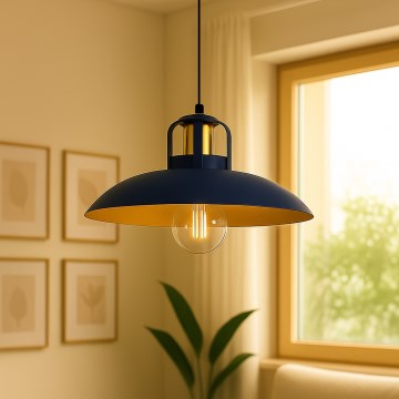 Brilagi - LED Hanglamp aan een koord FLAMENGO 1xE27/60W/230V blauw