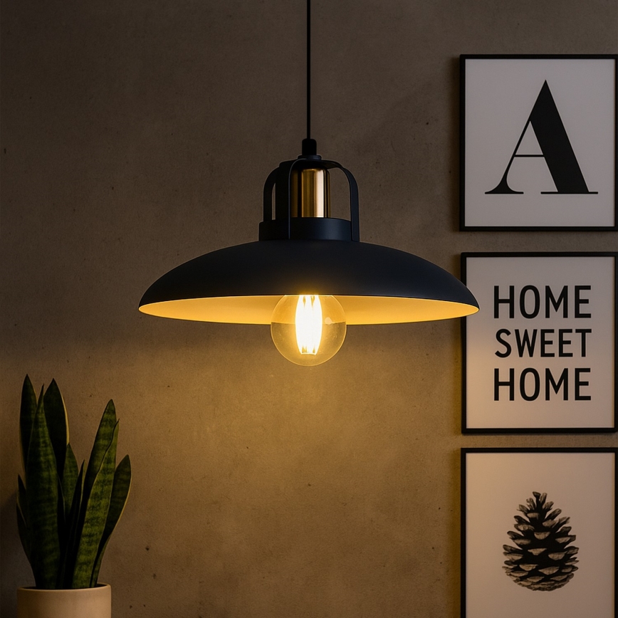 Brilagi - LED Hanglamp aan een koord FLAMENGO 1xE27/60W/230V blauw