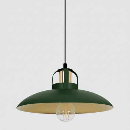 Brilagi - LED Hanglamp aan een koord FLAMENGO 1xE27/60W/230V groen