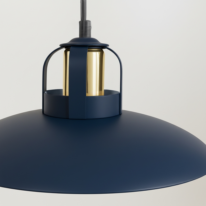 Brilagi - LED Hanglamp aan een koord FLAMENGO 2xE27/60W/230V blauw