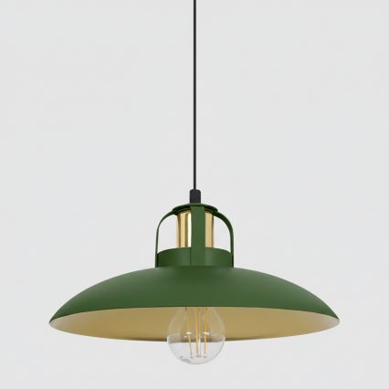 Brilagi - LED Hanglamp aan een koord FLAMENGO 2xE27/60W/230V groen