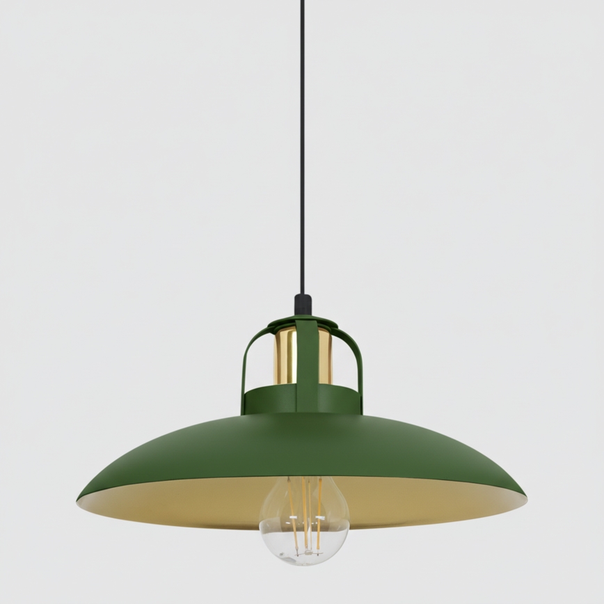 Brilagi - LED Hanglamp aan een koord FLAMENGO 2xE27/60W/230V groen