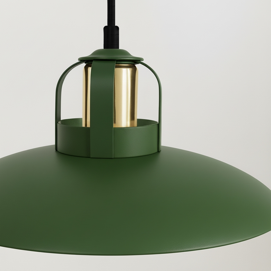 Brilagi - LED Hanglamp aan een koord FLAMENGO 2xE27/60W/230V groen