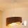 Brilagi - LED Hanglamp aan een koord LYRA 1xE27/15W/230V bruin/crème/goud