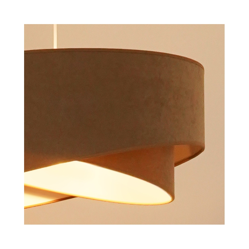 Brilagi - LED Hanglamp aan een koord LYRA 1xE27/15W/230V bruin/wit