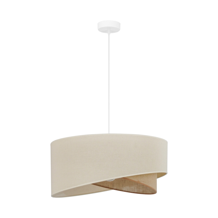 Brilagi - LED Hanglamp aan een koord LYRA 1xE27/15W/230V crème/beige