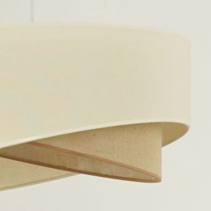 Brilagi - LED Hanglamp aan een koord LYRA 1xE27/15W/230V crème/beige