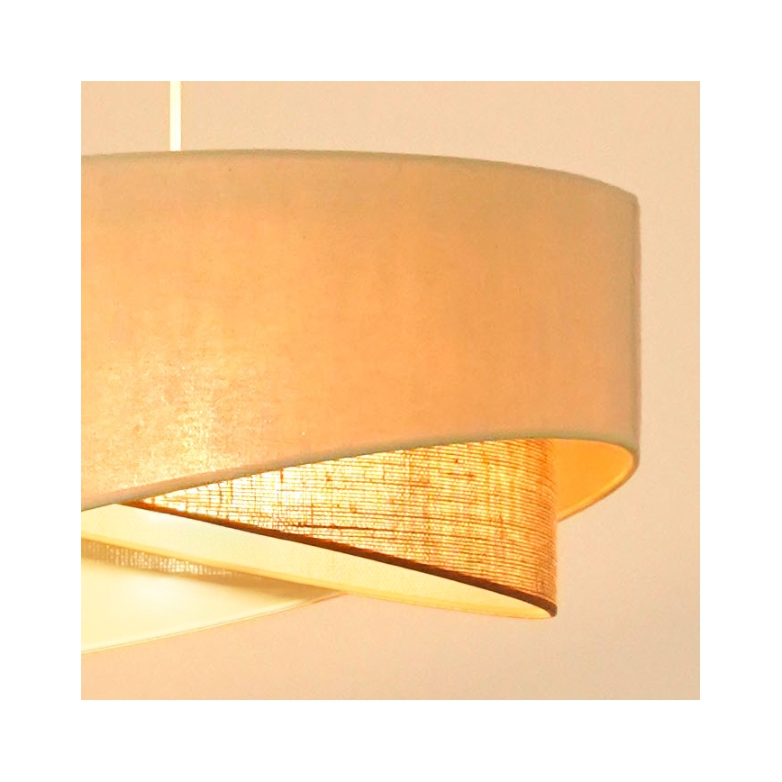 Brilagi - LED Hanglamp aan een koord LYRA 1xE27/15W/230V crème/beige