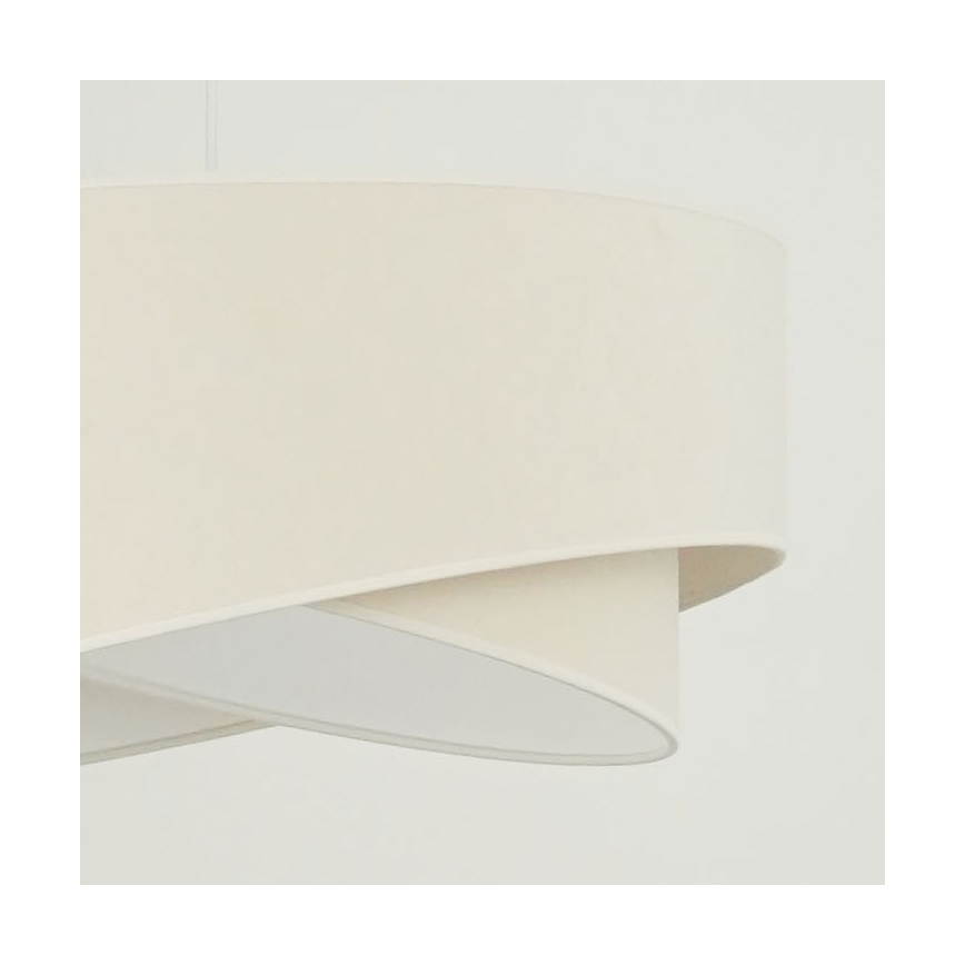 Brilagi - LED Hanglamp aan een koord LYRA 1xE27/15W/230V crème/wit