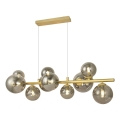 Brilagi - LED Hanglamp aan een koord MILLA 10xG9/3W/230V goud/gerookt