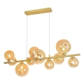 Brilagi - LED Hanglamp aan een koord MILLA 10xG9/3W/230V goud