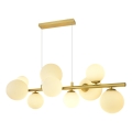 Brilagi - LED Hanglamp aan een koord MILLA 10xG9/3W/230V goud/wit