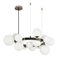 Brilagi - LED Hanglamp aan een koord MILLA 15xG9/3W/230V glanzend chroom/wit