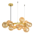 Brilagi - LED Hanglamp aan een koord MILLA 15xG9/3W/230V goud