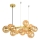 Brilagi - LED Hanglamp aan een koord MILLA 15xG9/3W/230V goud