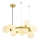 Brilagi - LED Hanglamp aan een koord MILLA 15xG9/3W/230V goud/wit
