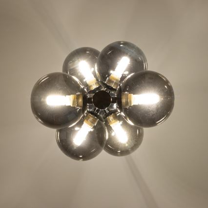 Brilagi - LED Hanglamp aan een koord MILLA 6xG9/3W/230V glanzend chroom/gerookt