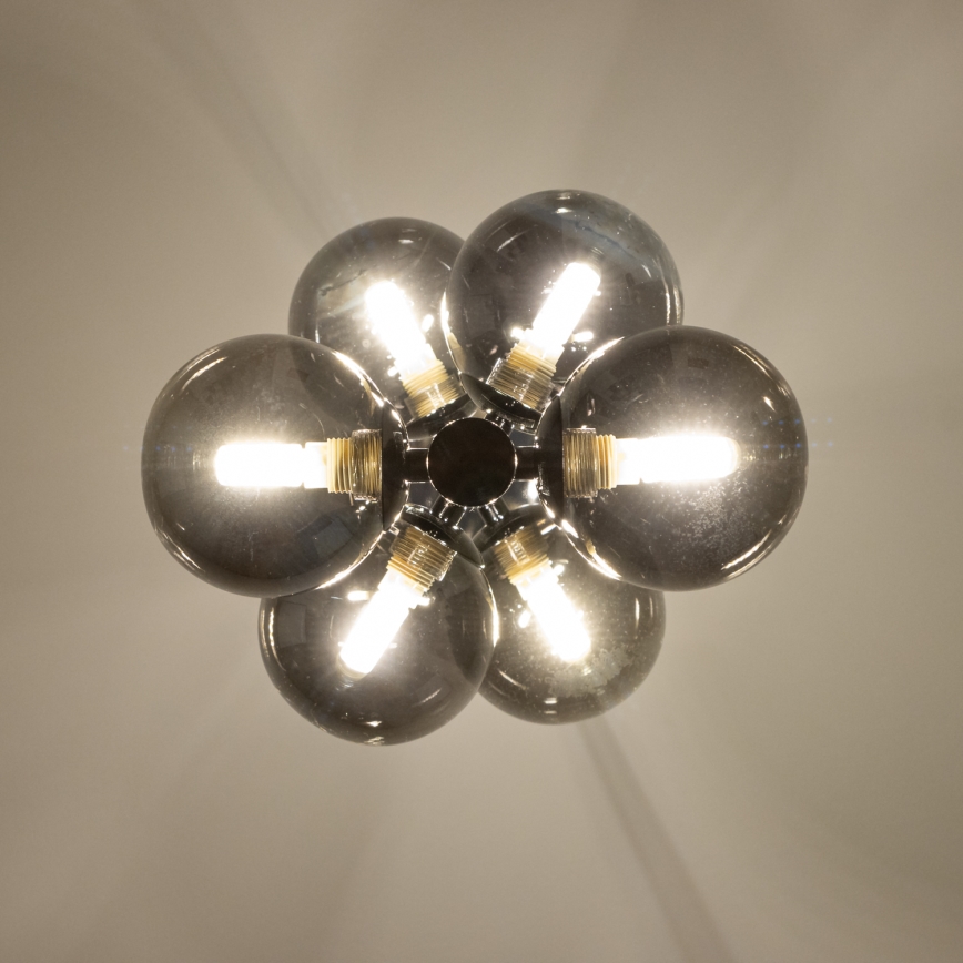 Brilagi - LED Hanglamp aan een koord MILLA 6xG9/3W/230V glanzend chroom/gerookt
