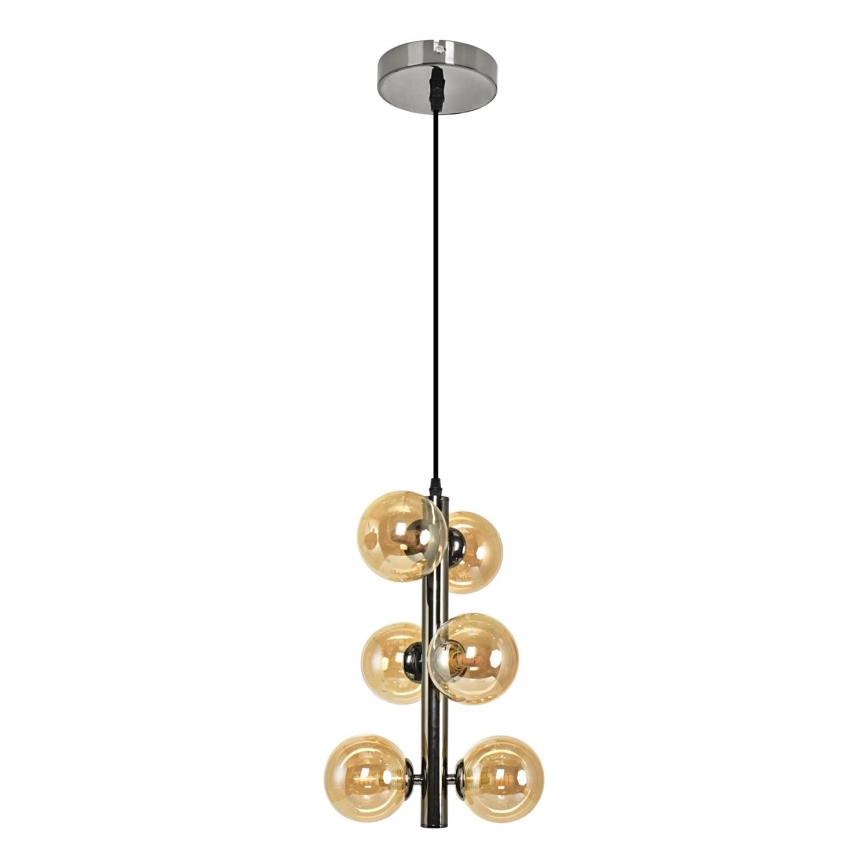 Brilagi - LED Hanglamp aan een koord MILLA 6xG9/3W/230V glanzend chroom/goud