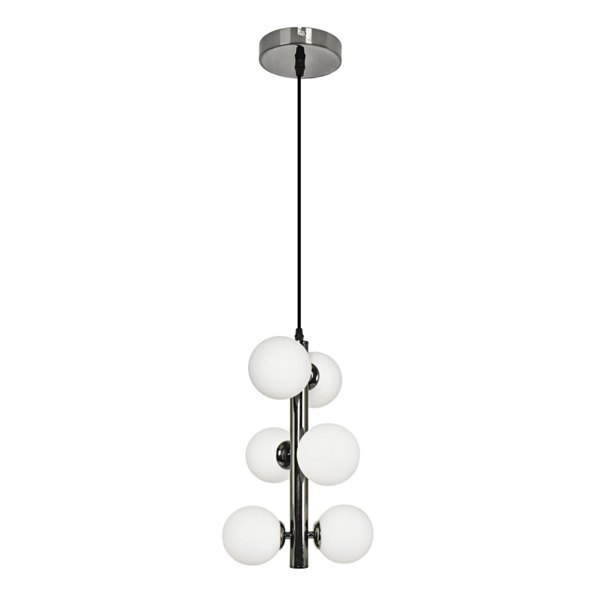 Brilagi - LED Hanglamp aan een koord MILLA 6xG9/3W/230V glanzend chroom/wit
