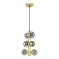 Brilagi - LED Hanglamp aan een koord MILLA 6xG9/3W/230V goud/gerookt