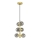 Brilagi - LED Hanglamp aan een koord MILLA 6xG9/3W/230V goud/gerookt